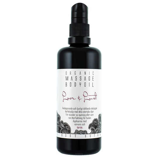 KaliFlower Organics Ekologisk Massage- & Kroppsolja - Love & Lust, 100 ml