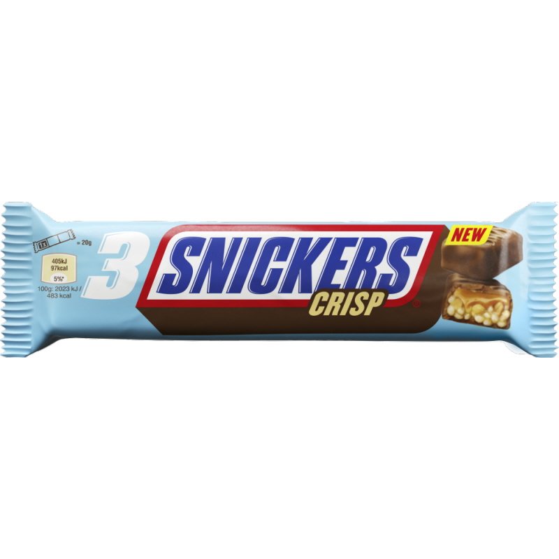 Snickers Crisp Trio - 18% rabatt