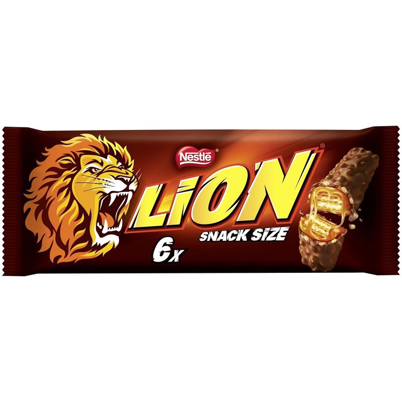 Godis "Lion Snack Size" 6 x 30g - 40% rabatt