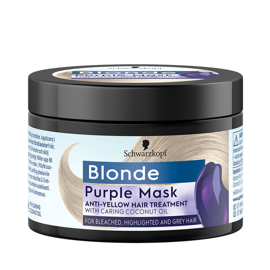 Blonde Purple Mask