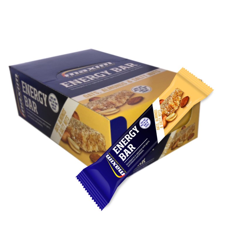 Energibar Havre, Mandlar & Salta Nötter 25-pack - 64% rabatt