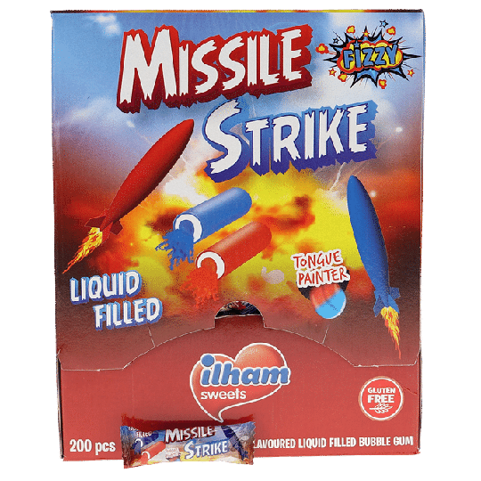 ilham sweets Tuggummi Missiler 200st