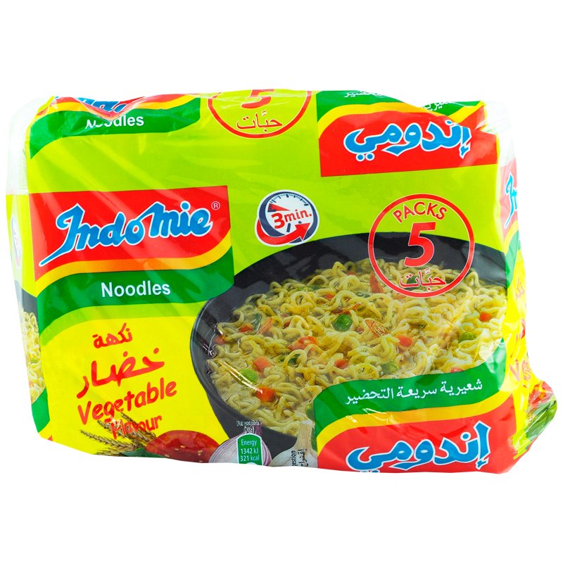 Nudlar Grönsaker 5-pack - 16% rabatt