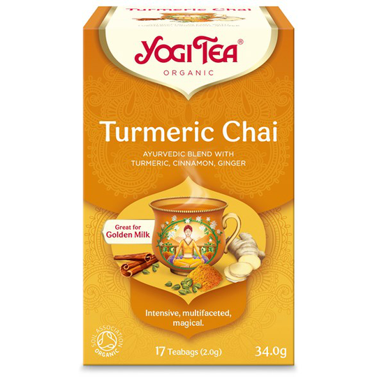 Yogi Tea Turmeric Chai, 17 påsar