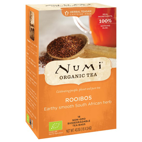 Numi Organic Tea Rooibos, 18 påsar