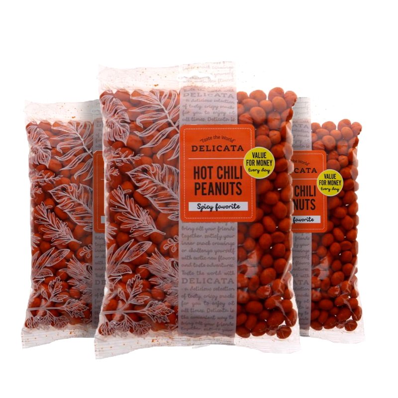 Jordnötter Hot Chili 3-pack - 54% rabatt