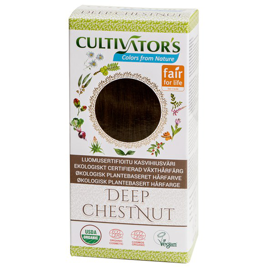 Cultivator’s Ekologisk Örthårfärg, 100 g Deep Chestnut