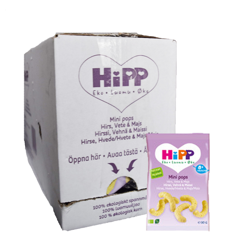 Hel Låda Barnsnack Hirskrokar 5 x 30g - 68% rabatt