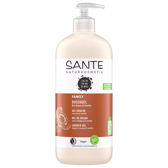 Sante Family Shower Gel Coconut & Vanilla, 950 ml