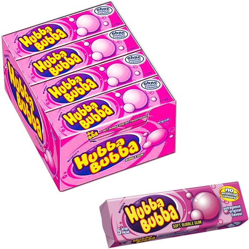 Hel Låda Tuggummin "Outrageous Original" 20 x 35g - 38% rabatt