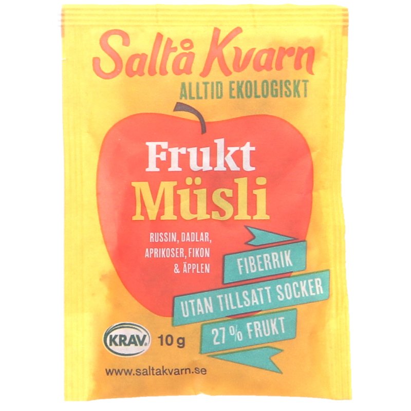 Fruktmüsli portionsförpackning - 25% rabatt