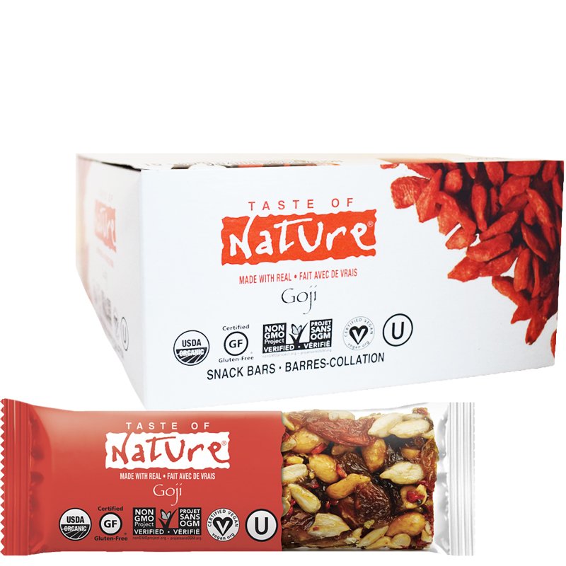 Eko Hel Låda Snack Bar "Goji" 16 x 40g - 67% rabatt