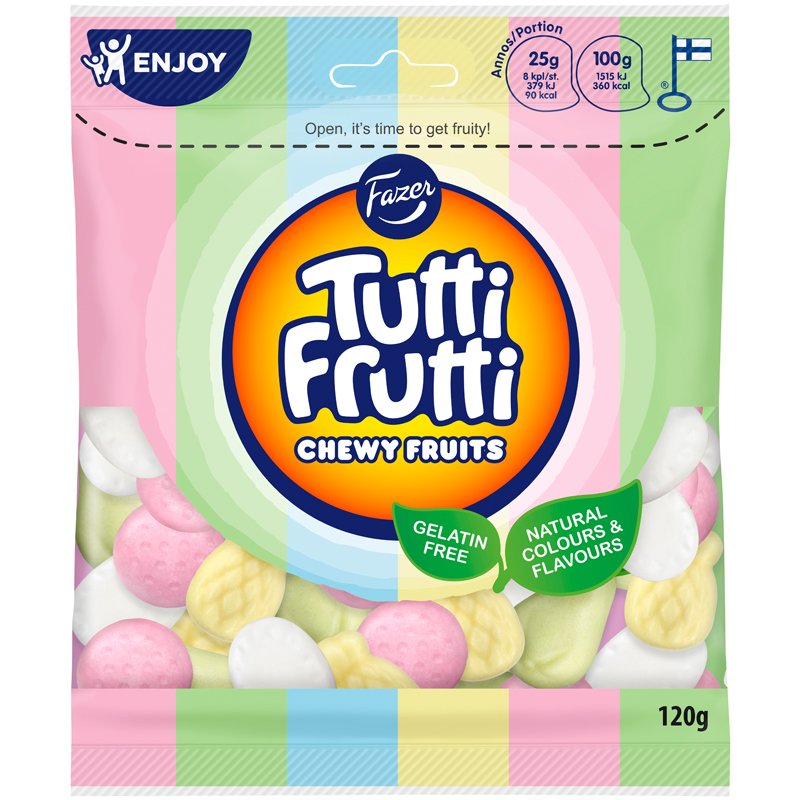 Tutti Frutti Chewy Fruits - 15% rabatt