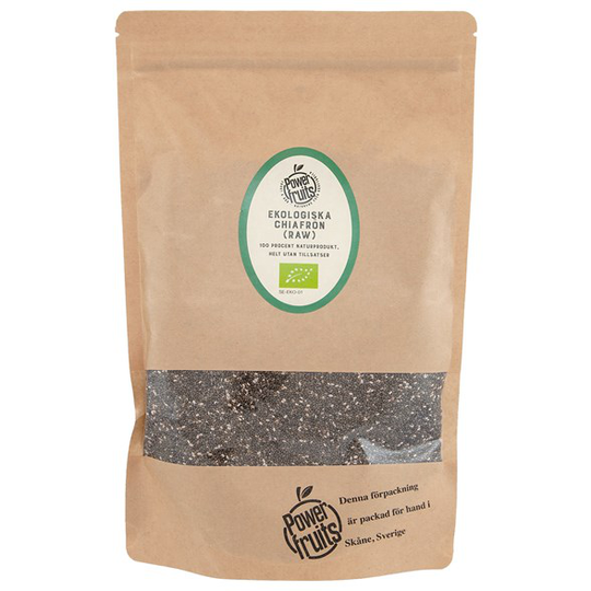 Powerfruits Ekologiska Chiafrön RAW, 500 g