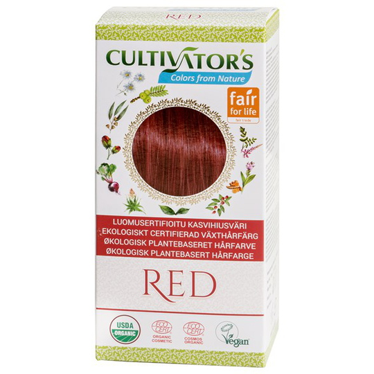 Cultivator’s Ekologisk Örthårfärg, 100 g Red