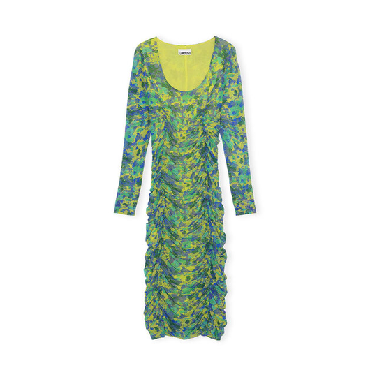 Mesh Midi Dress