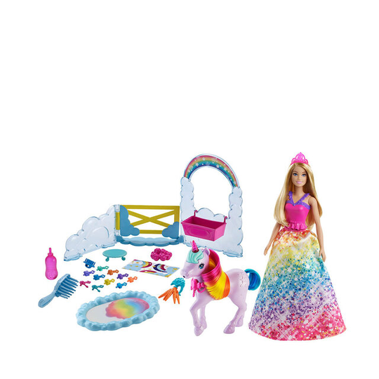 Barbie Dreamtopia-docka och enhörning