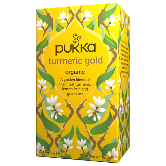 Pukka Herbs Örtte Turmeric Gold, 20 påsar