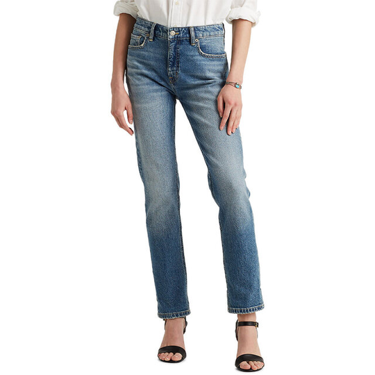 High-Rise Straight Ankle Jean