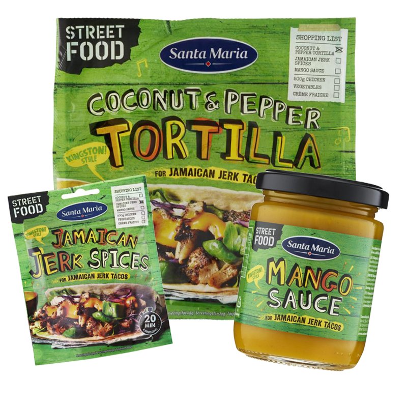 Jamaican jerk tacos! - 50% rabatt