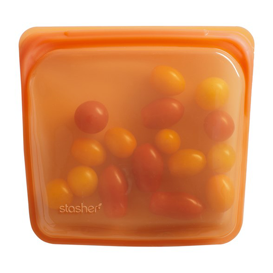 Stasher Bag Återanvändbar Förvaringspåse Silikon - Citrus, 18 x 19 cm