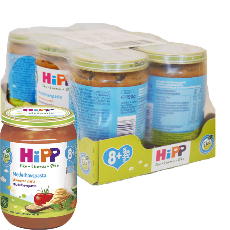 Eko Hel Låda Barnmat Medelhavspasta 6 x 190g - 51% rabatt