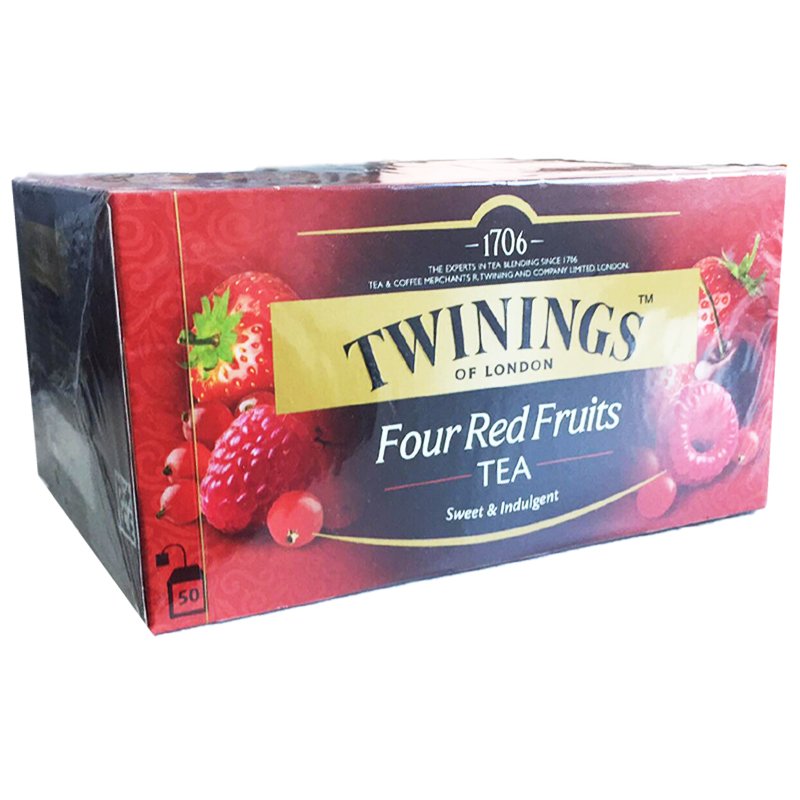 Svart Te "Four Red Fruits" 50-pack - 33% rabatt