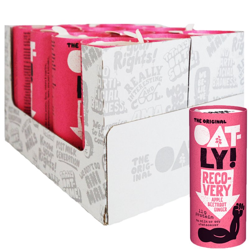 Hel Låda Proteindryck "Recovery Apple" 12 x 235ml - 54% rabatt