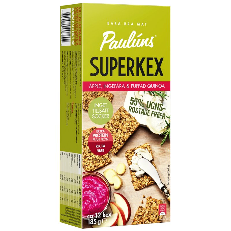 Kex Äpple, Ingefära & Quinoa - 33% rabatt