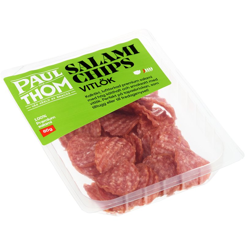 Salamichips Vitlök - 45% rabatt