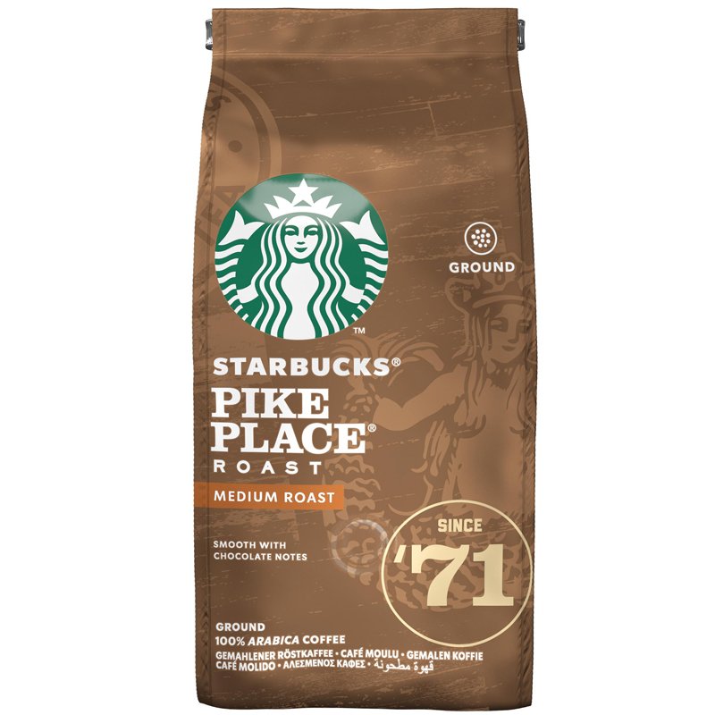 Kaffe Mellanrost Pike Place Malet - 24% rabatt