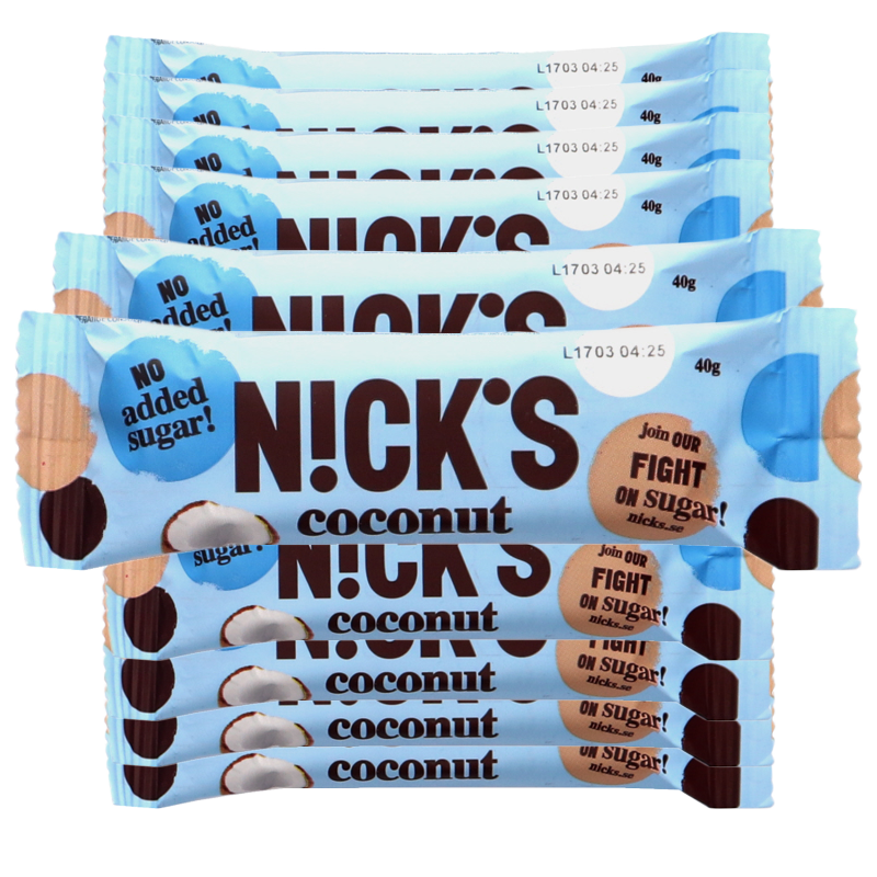 Kokosbar Choklad 10-pack - 46% rabatt