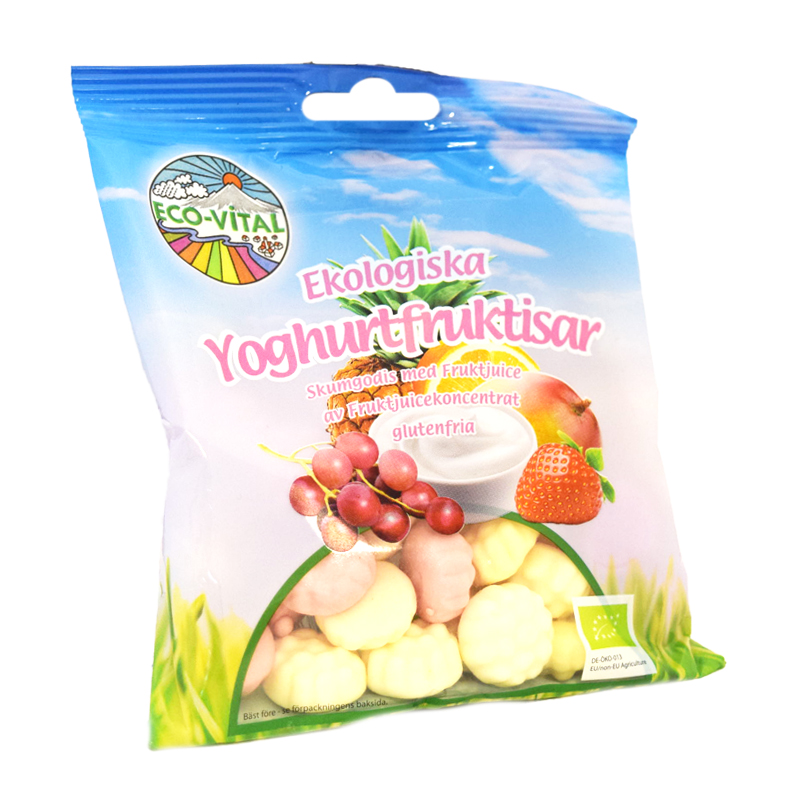 Godis "Yoghurtfruktisar" 90g - 36% rabatt