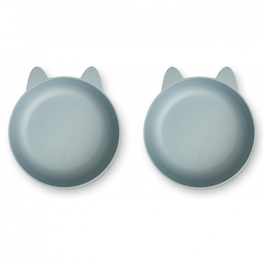 Liewood Solina Skål 2-pack Rabbit Sea Blue