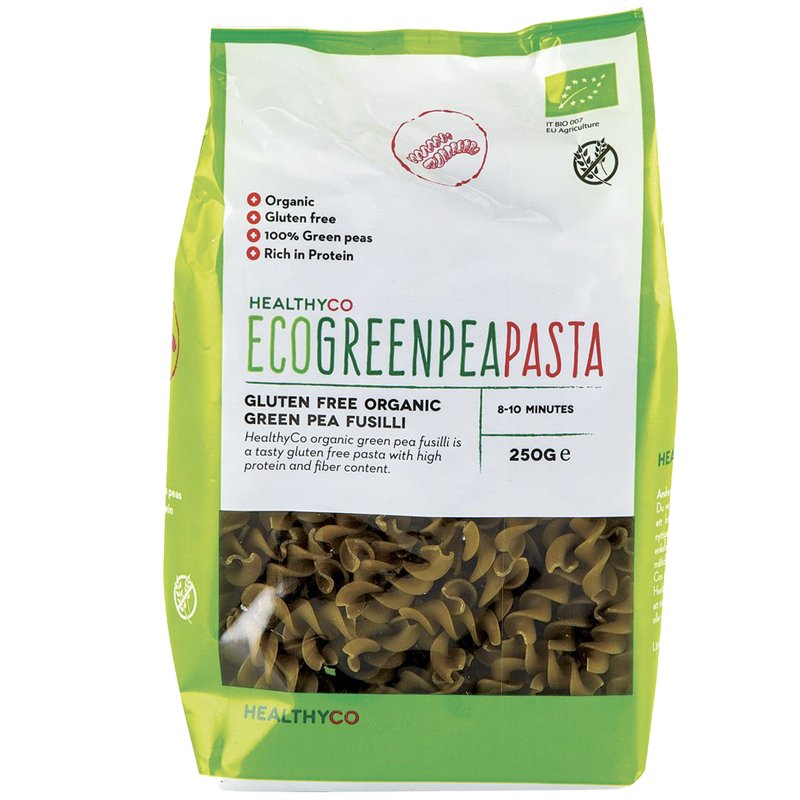 Eko Gröna Ärtor Pasta "Fusilli" 250g - 23% rabatt