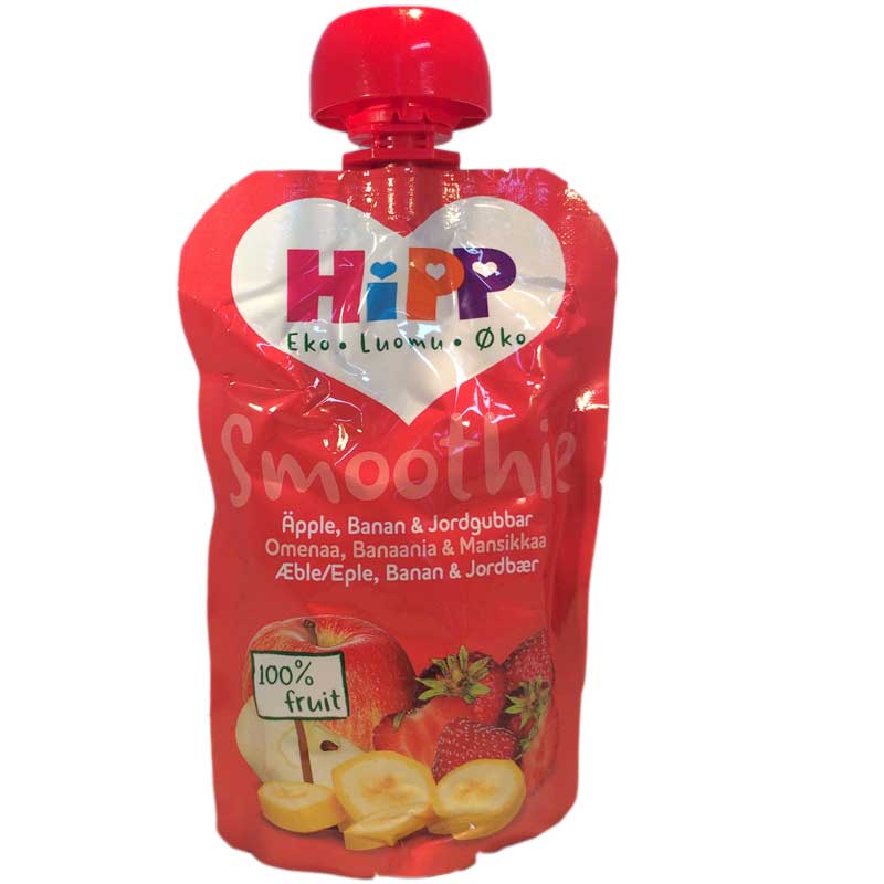 Smoothie Äpple, Banan, Jordgubb 100g - 33% rabatt