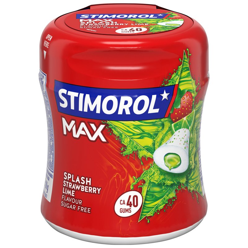 Tuggummi Max Jordgubb & Lime - 42% rabatt