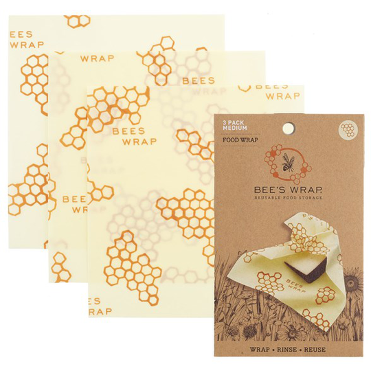 Bee's Wrap Naturligt Folie Multi-pack - Honeycomb, 3 st Medium