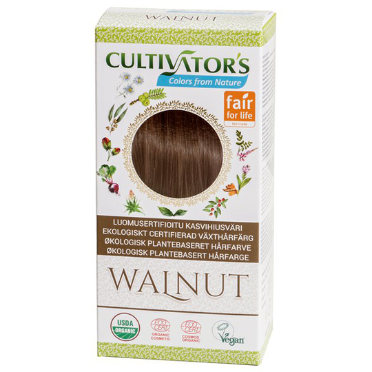 Cultivator’s Ekologisk Örthårfärg, 100 g Walnut