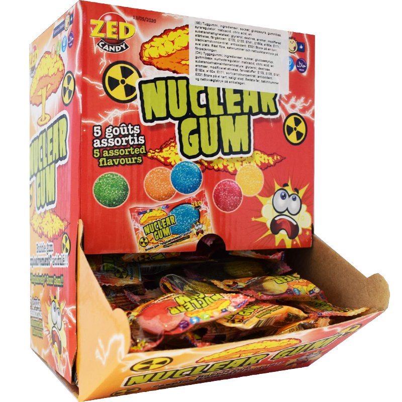 Tuggummi Nuclear - 41% rabatt