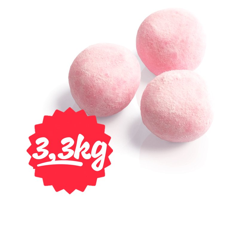 Hel Låda Karameller "Strawberry" 3250g - 67% rabatt