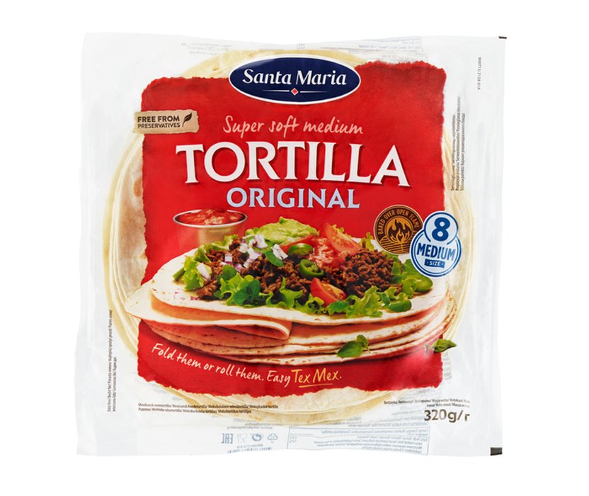 Tortillabröd Medium 8-pack - 47% rabatt