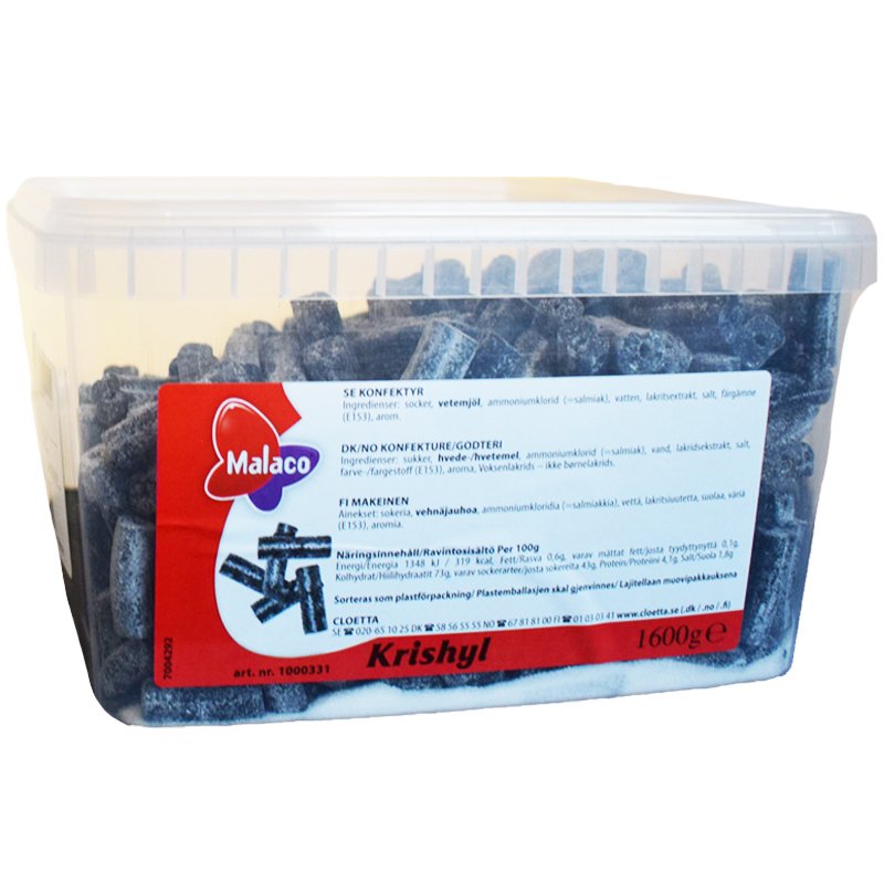Hel Låda Saltlakrits 1,6kg - 40% rabatt
