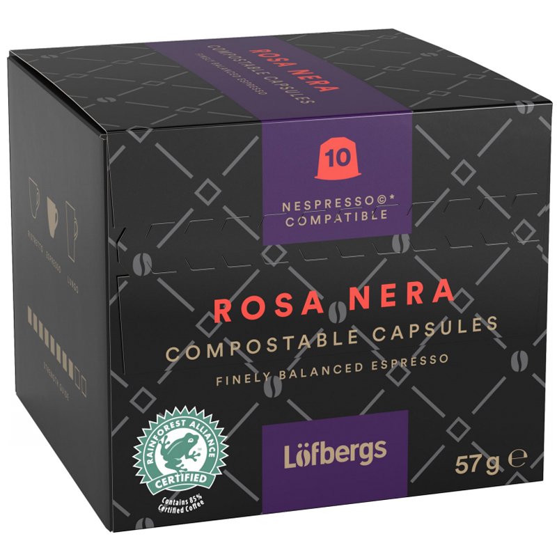 Kaffekapslar "Rosa Nera" 57g - 37% rabatt