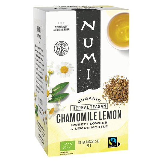 Numi Organic Tea Chamomile Lemon, 18 påsar