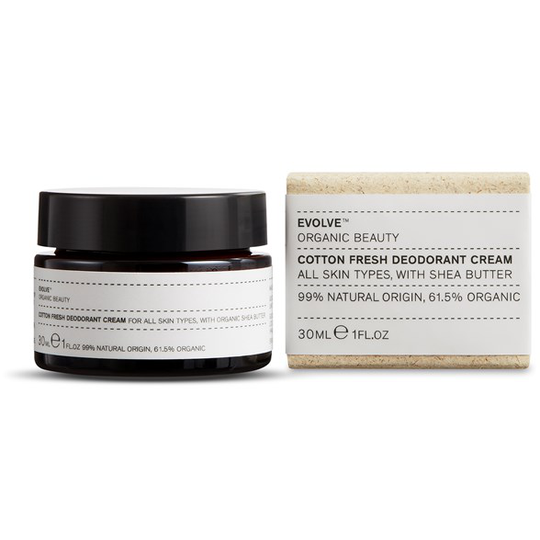 Evolve Cotton Fresh Deodorant Cream, 30 ml