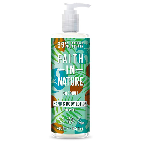 Faith in Nature Coconut Hand & Body Lotion, 400 ml