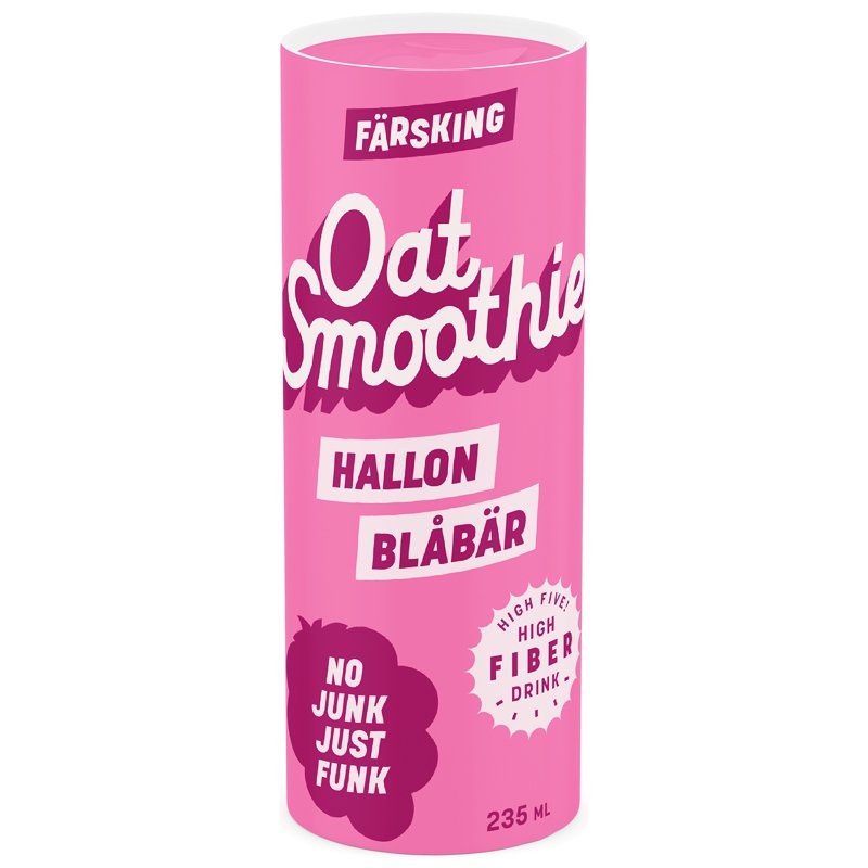 Oat Smoothie Hallon & Blåbär - 50% rabatt