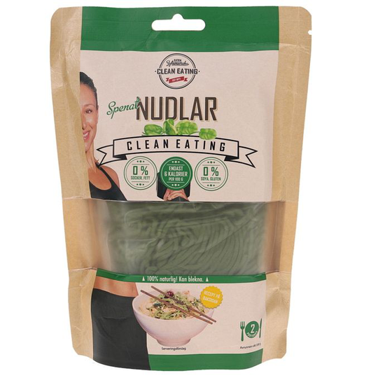 Clean Eating Nudlar Spenat