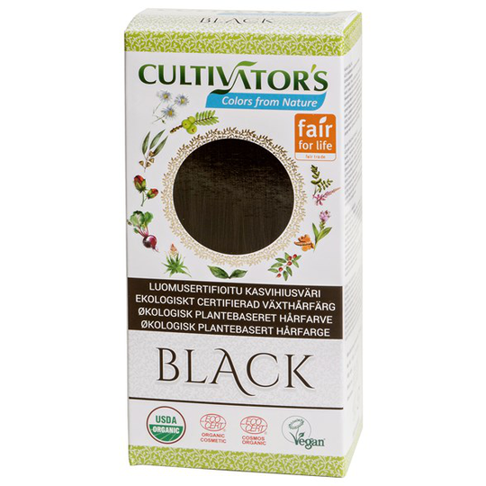 Cultivator’s Ekologisk Örthårfärg, 100 g Black